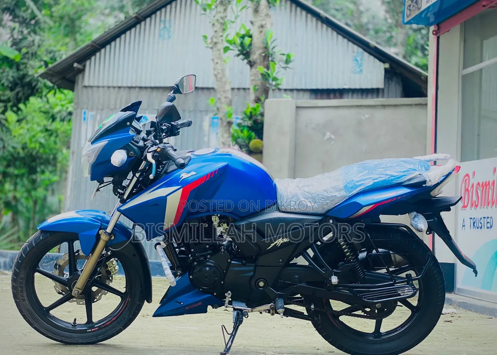 TVS Apache RTR 160 2V 2022 Blue