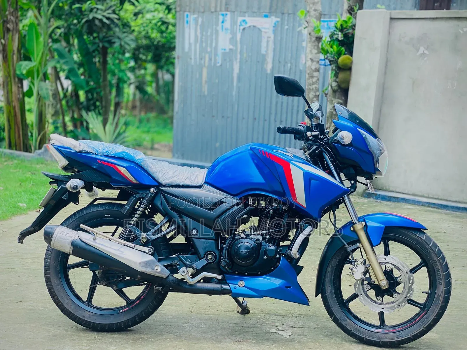 TVS Apache RTR 160 2V 2022 Blue
