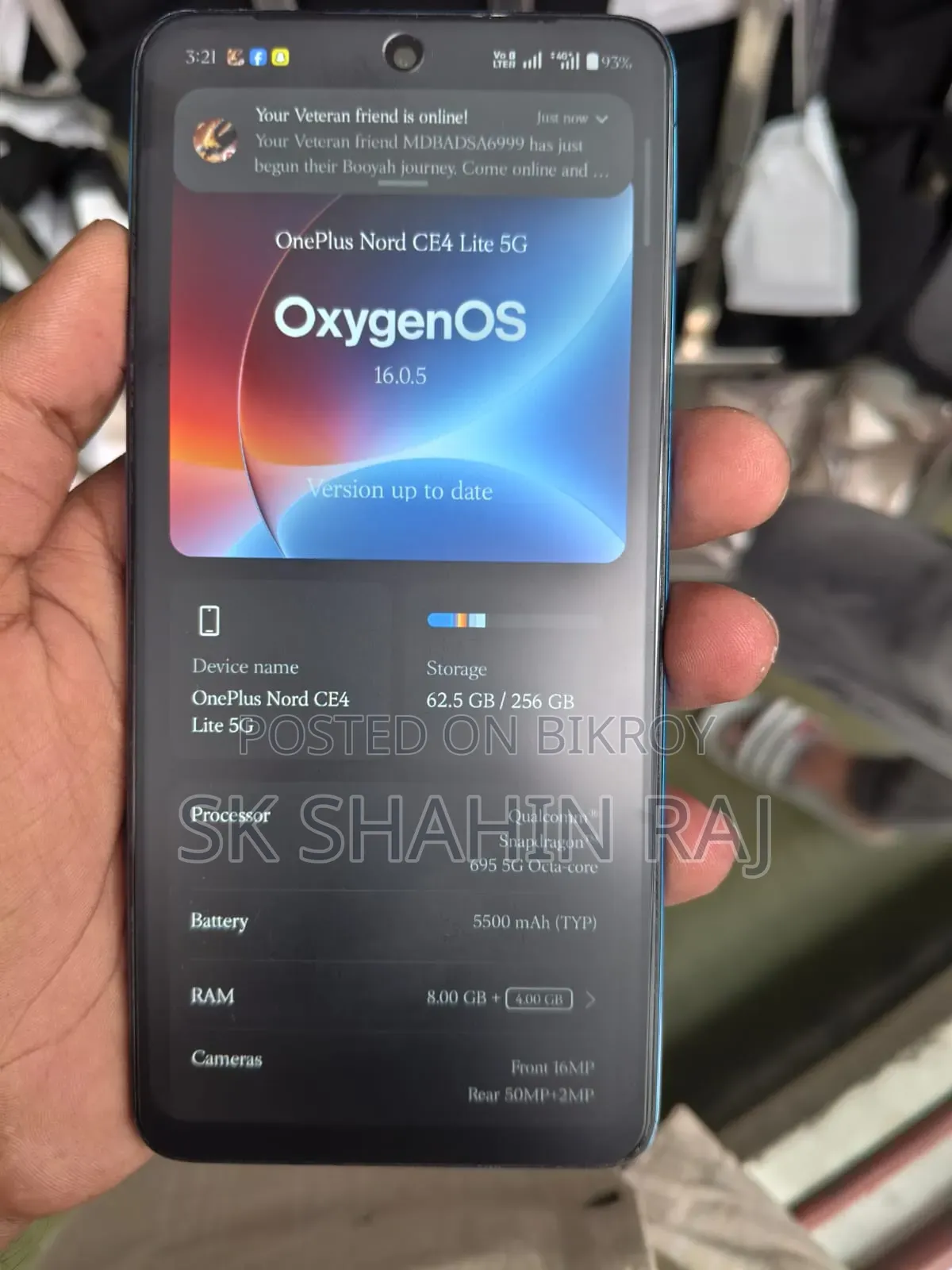 OnePlus Nord CE4 Lite 256 GB Blue