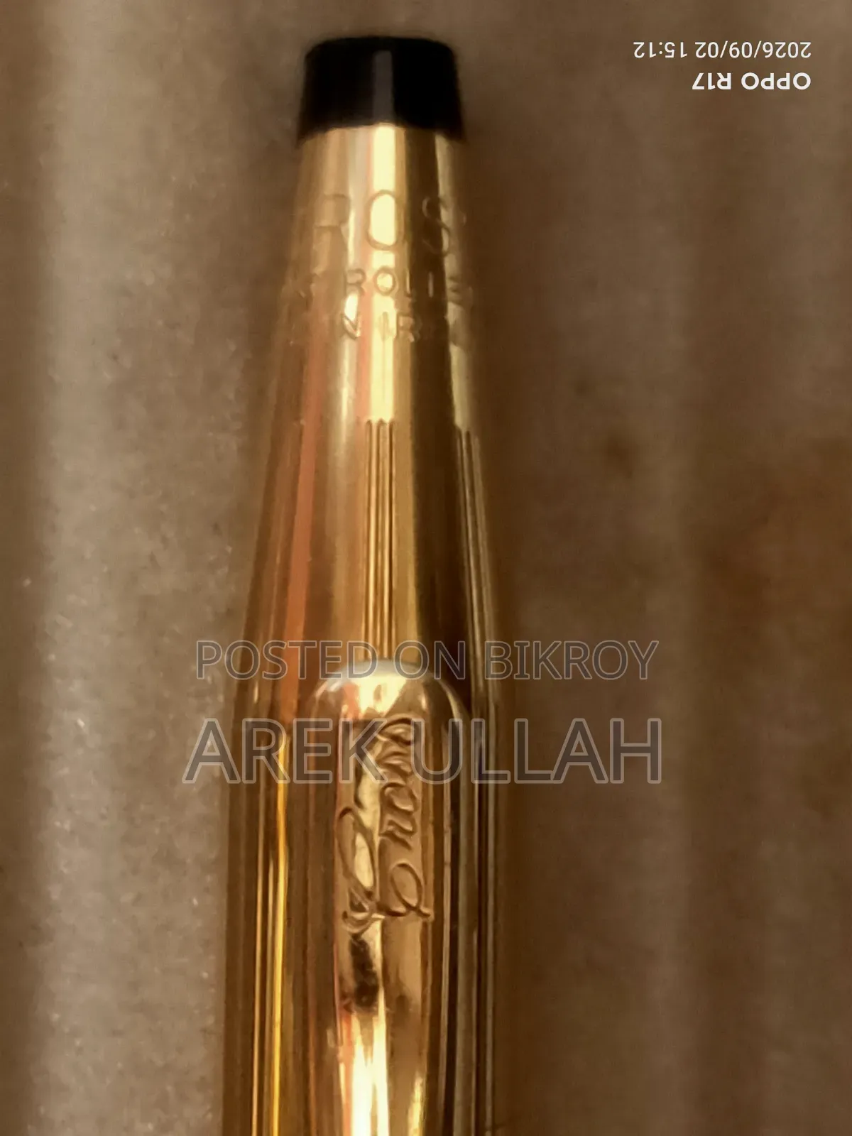 Cross 1/20 14k Rolld Gold Pen