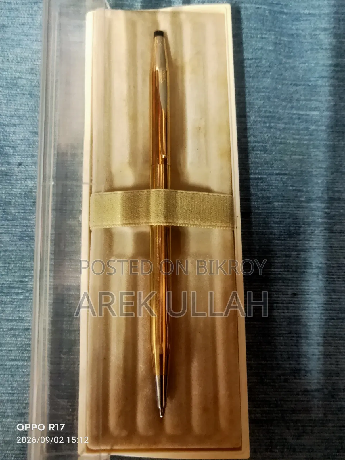 Cross 1/20 14k Rolld Gold Pen