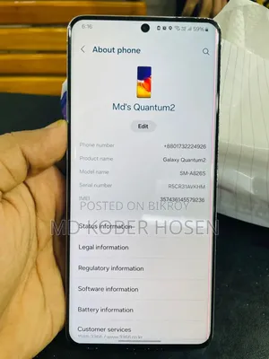 Samsung Galaxy Quantum 2 128 GB White