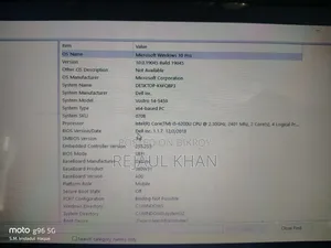 ল্যাপটপ ডেল ইন্সপায়রন ১৪ ৫৪৫৮ ৮জিবি ইন্টেল কোর আই৫ এসএসডি ১২৮জিবি