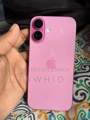 নিউ অ্যাপল আইফোন ১৬ ১২৮ জিবি পিংক