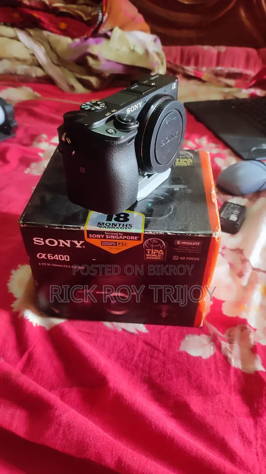 Sony 6400 ,Full Fresh Official Body,7 Month Warranty Left