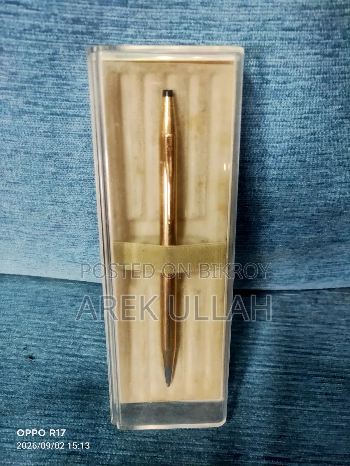 Cross 1/20 14k Rolld Gold Pen