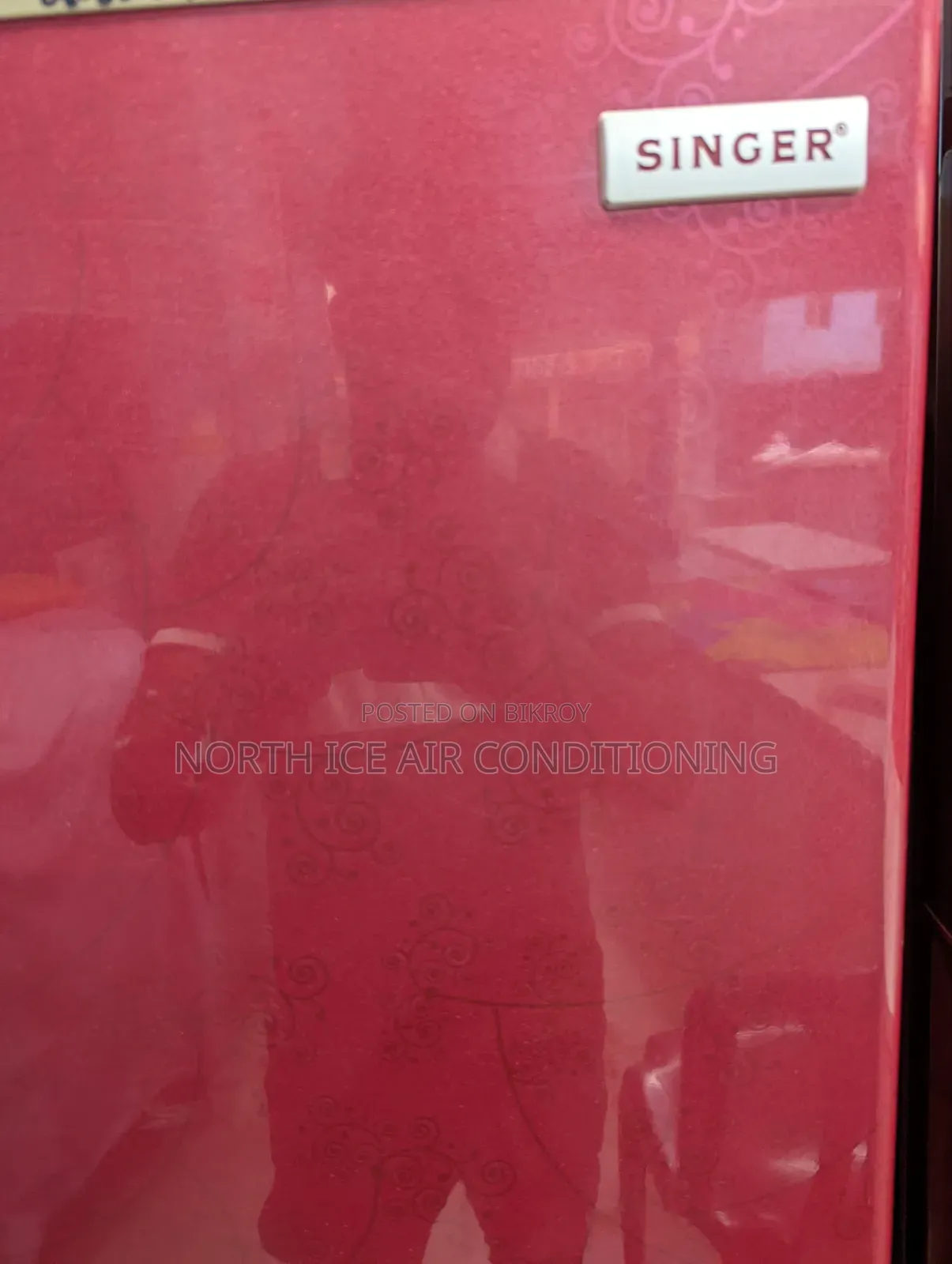 Singer Red Colour Frost Fridge 210 Ltr.
