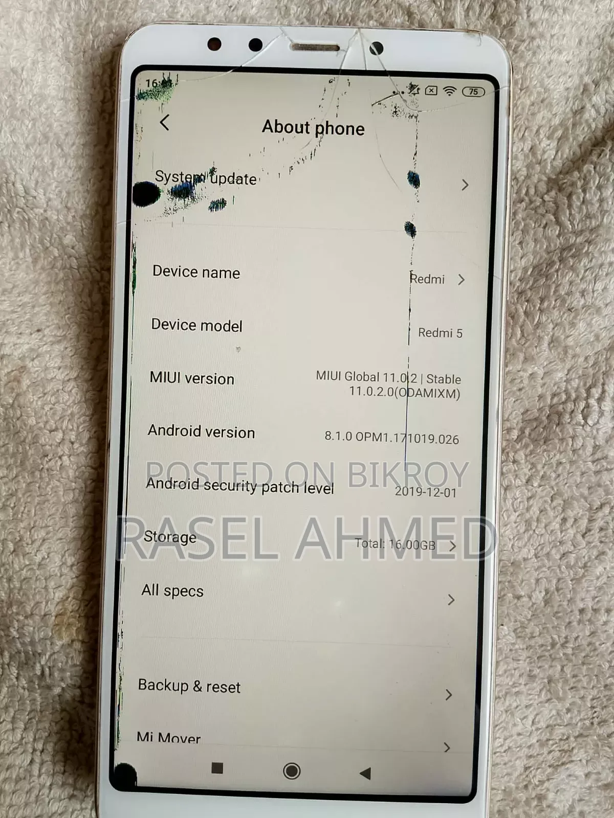 Xiaomi Redmi 5 16 GB White