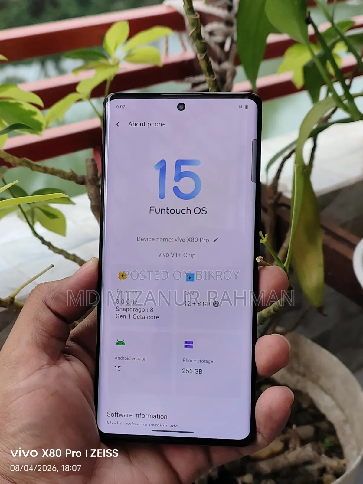 Vivo X80 Pro 256 GB Black