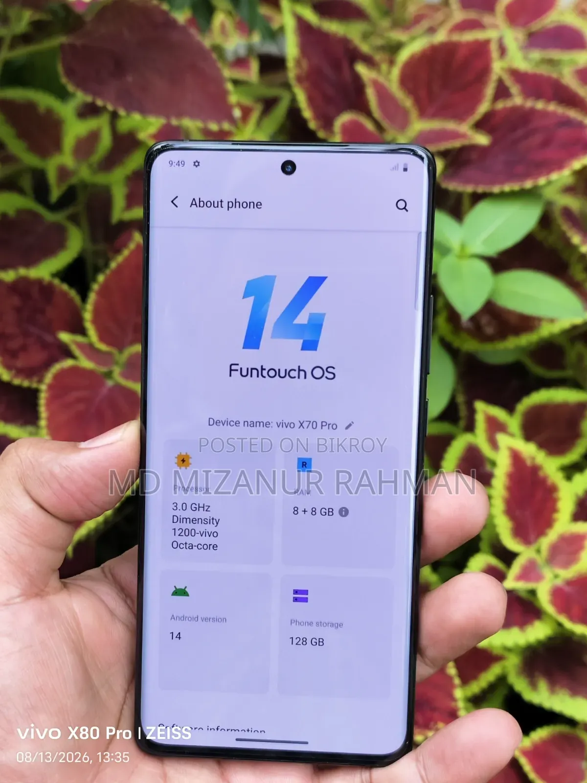 Vivo X70 Pro 128 GB Black