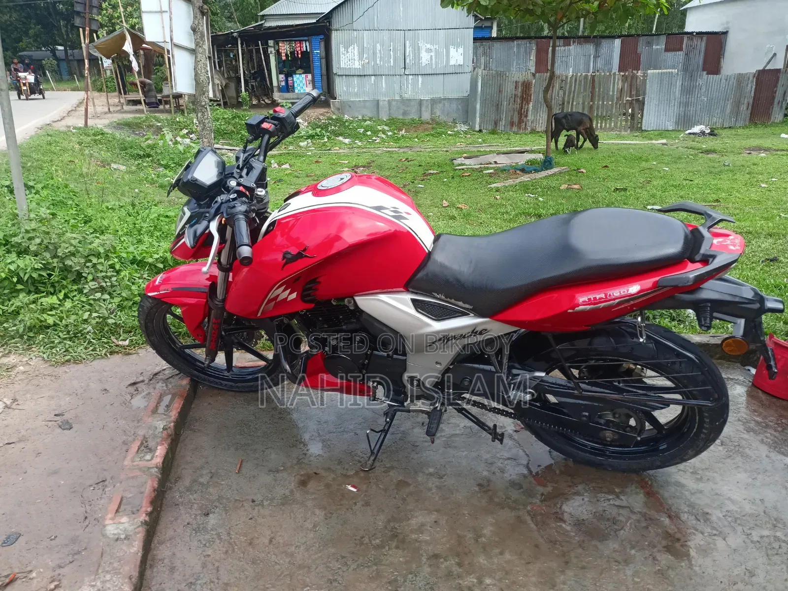 TVS Apache RTR 160 4V 2022 Red