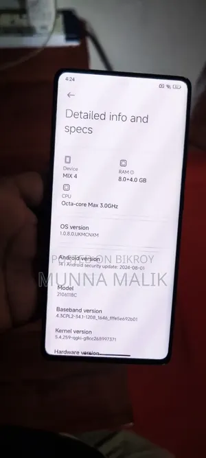 Xiaomi Mi Mix 256 GB Black