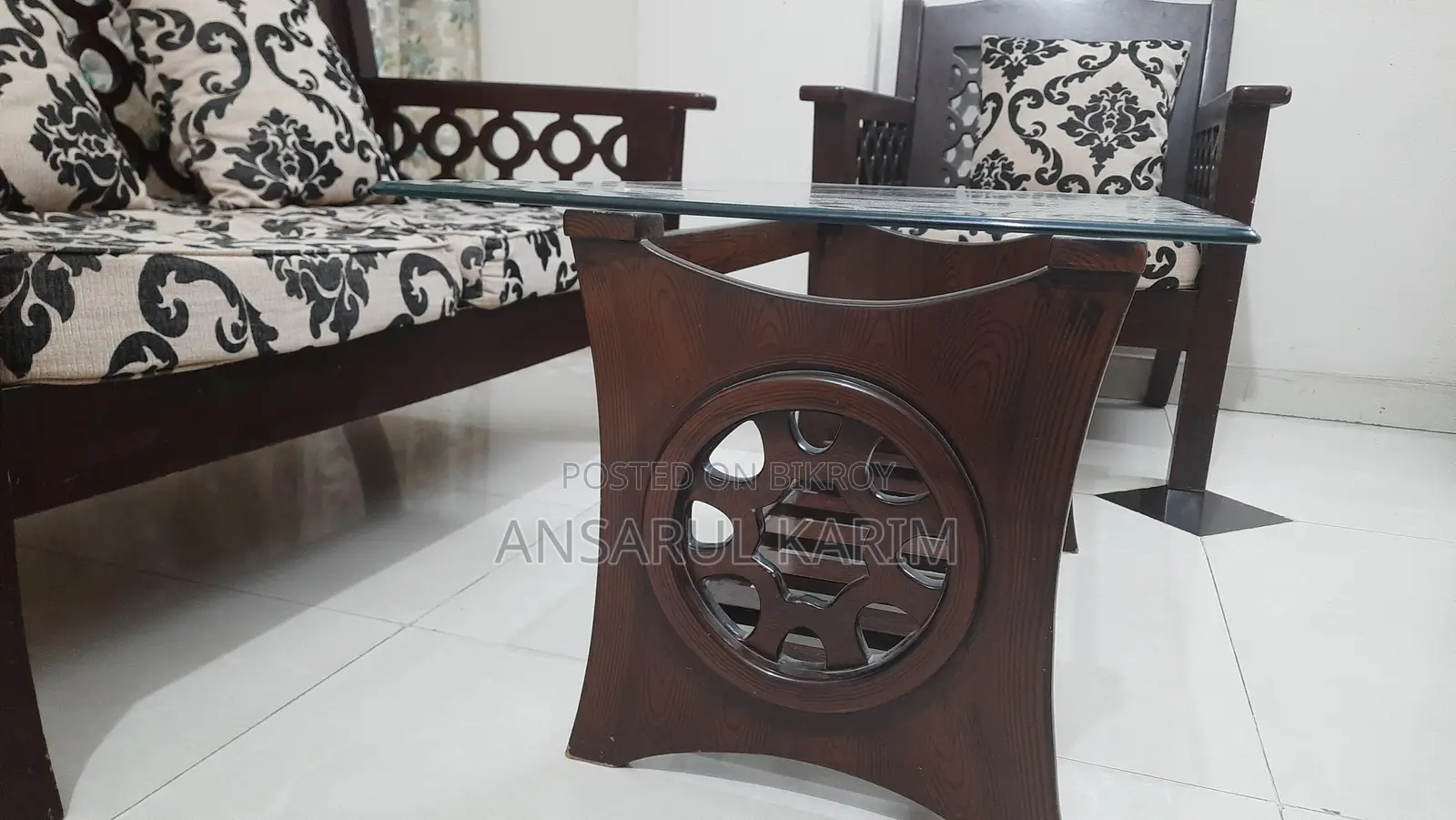 Sofa and Center Table