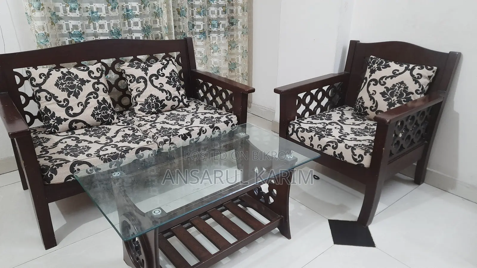 Sofa and Center Table