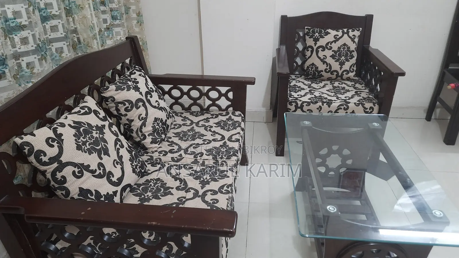 Sofa and Center Table