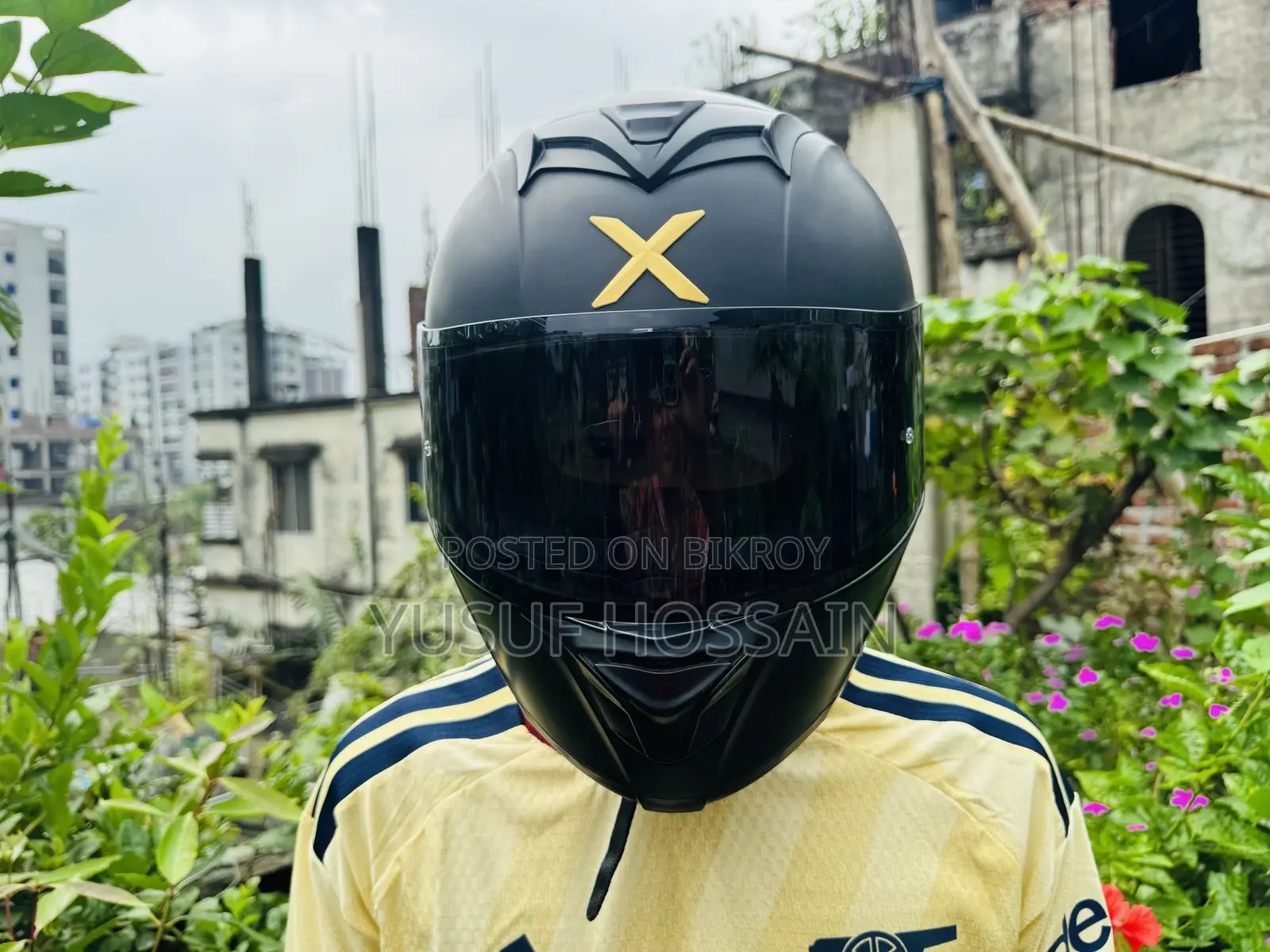 GearX X1gt- Matt Black 🪖 Helmet for Sale | L Size