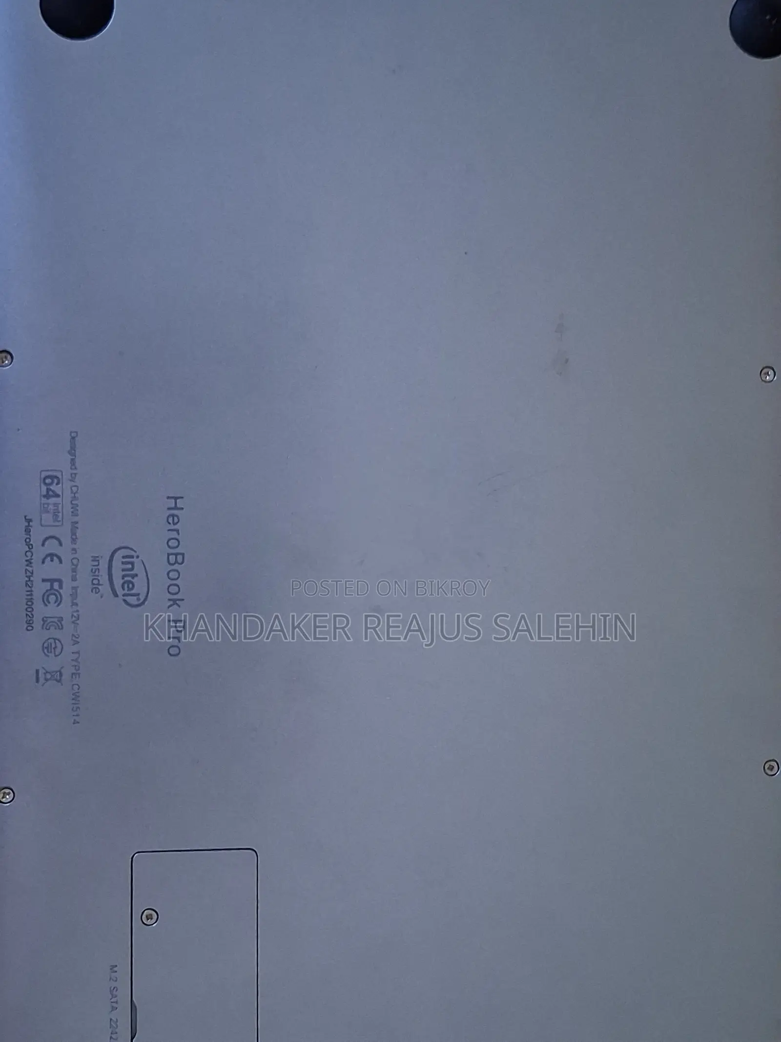 Laptop Chuwi HeroBook Pro 8GB Intel Celeron SSD 256GB