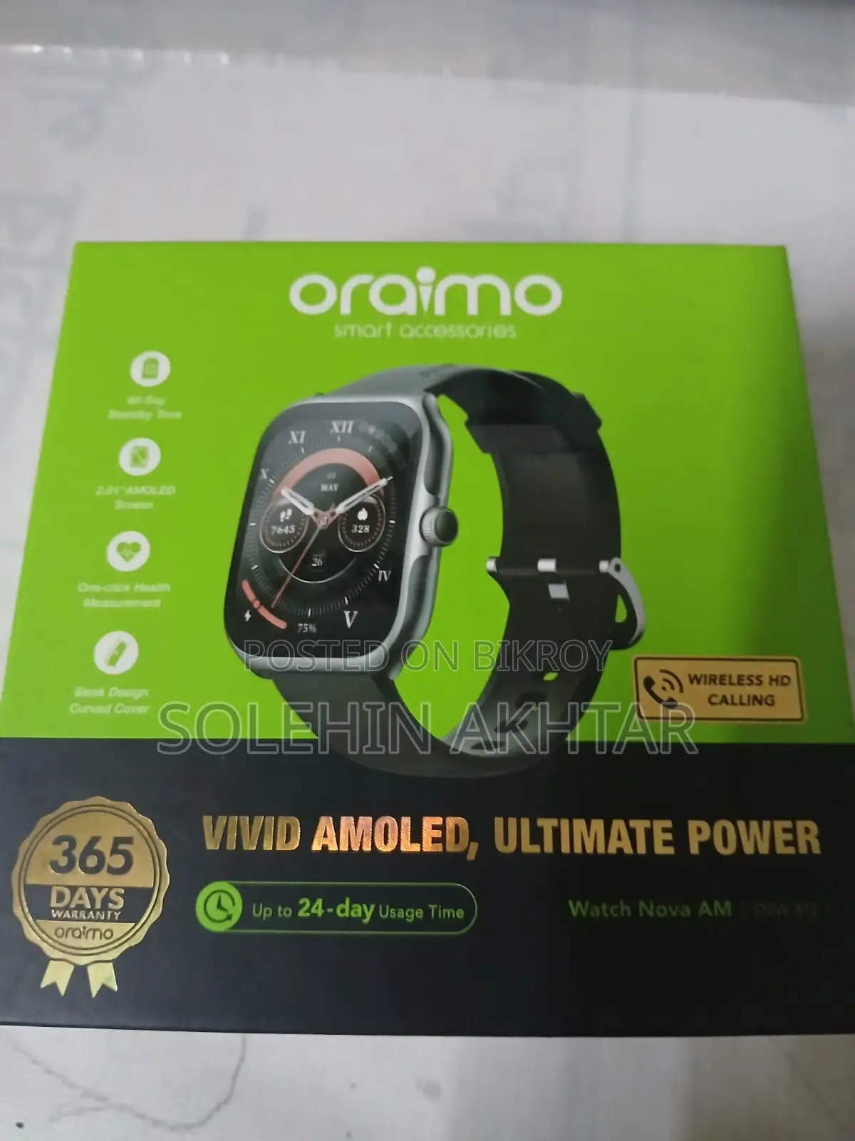 Oraimo Watch Nova AM Smartwatch