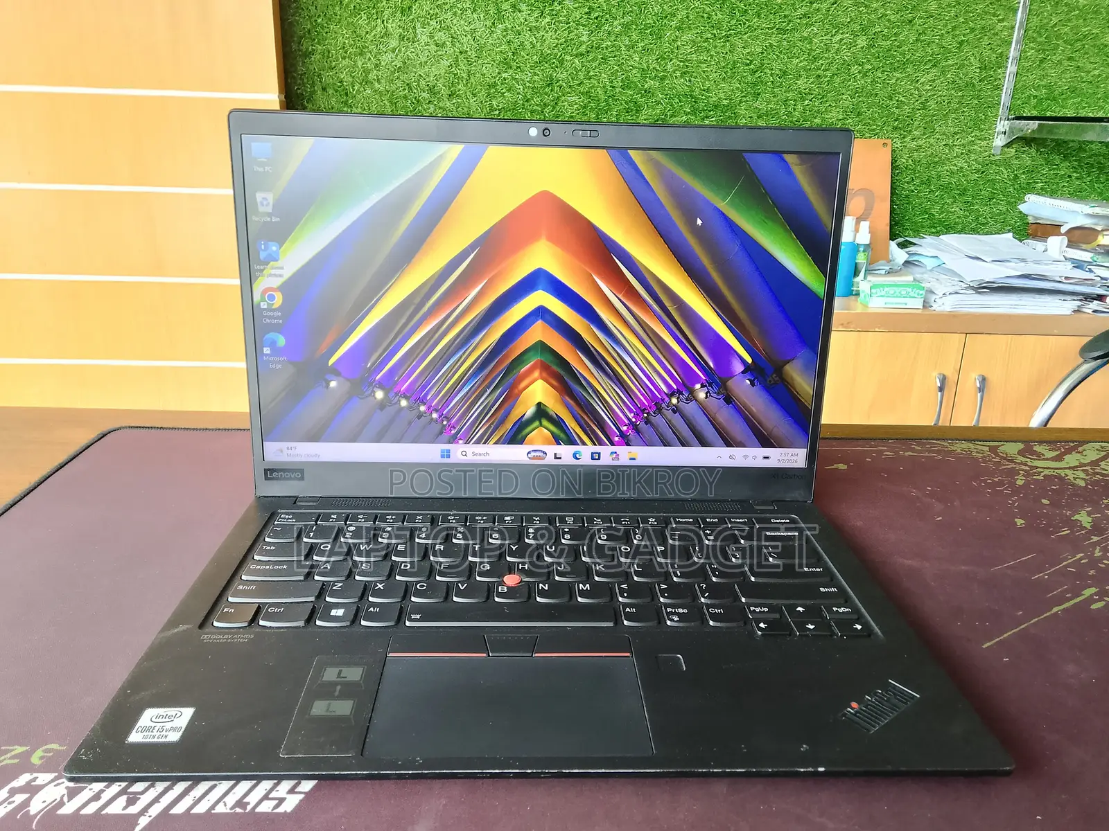 Laptop Lenovo ThinkPad X1 Carbon 16GB Intel Core i5 SSD 512GB