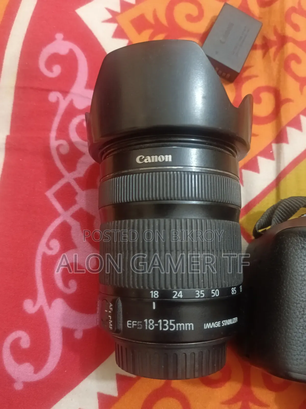 Canon 760D With 18-135mm STM Lens.