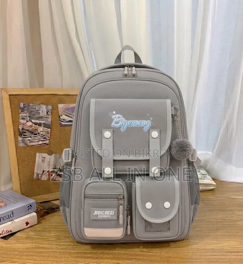** Trendy & Stylish "Bigemeng" School Backpack**
