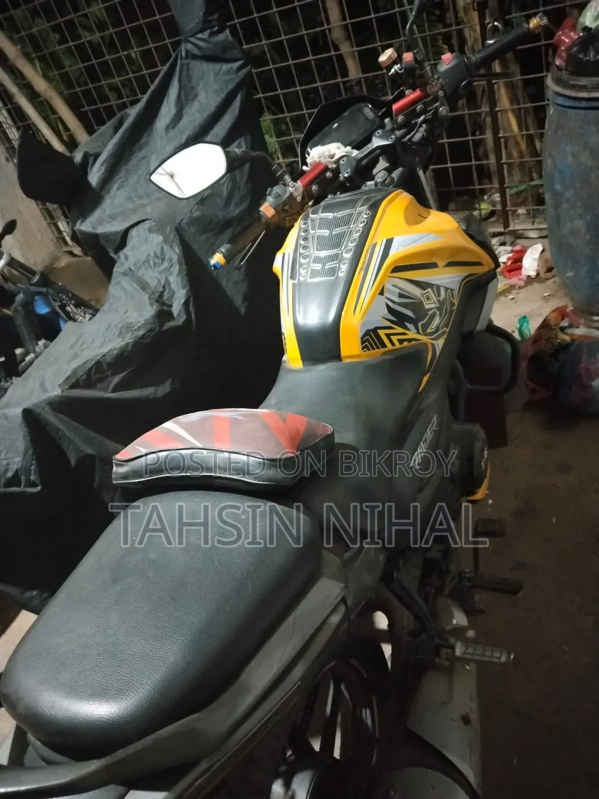 New TVS Raider 125 2022 Yellow