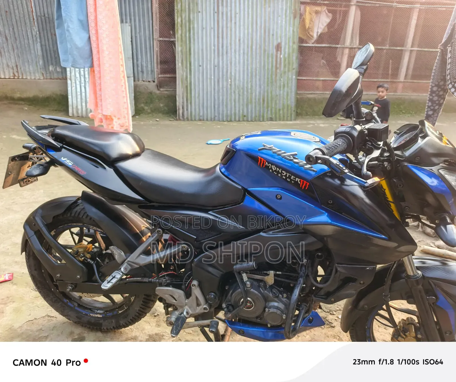 Bajaj Pulsar NS 160 2020 Blue