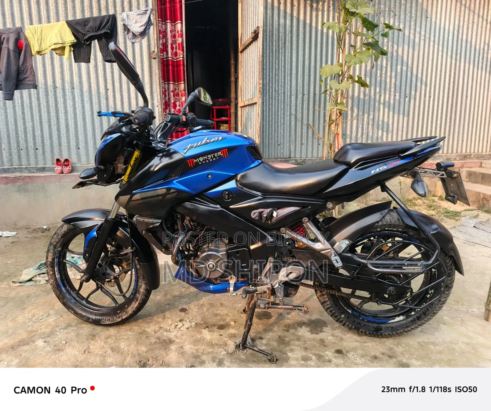 Bajaj Pulsar NS 160 2020 Blue