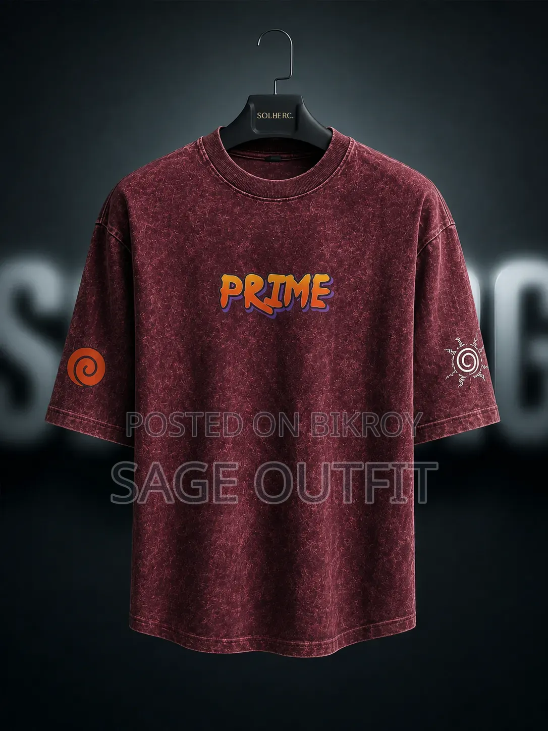 Premium Acid Wash Drop Shoulder T-Shirt