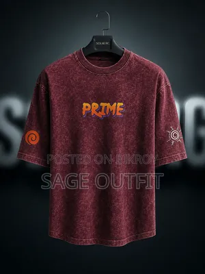 Premium Acid Wash Drop Shoulder T-Shirt