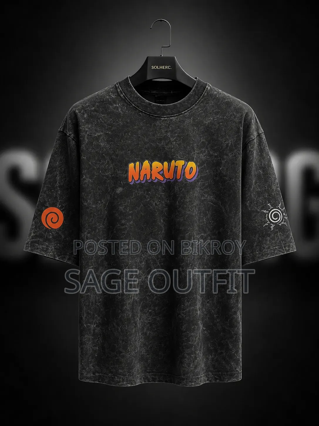 Premium Acid Wash Drop Shoulder T-Shirt