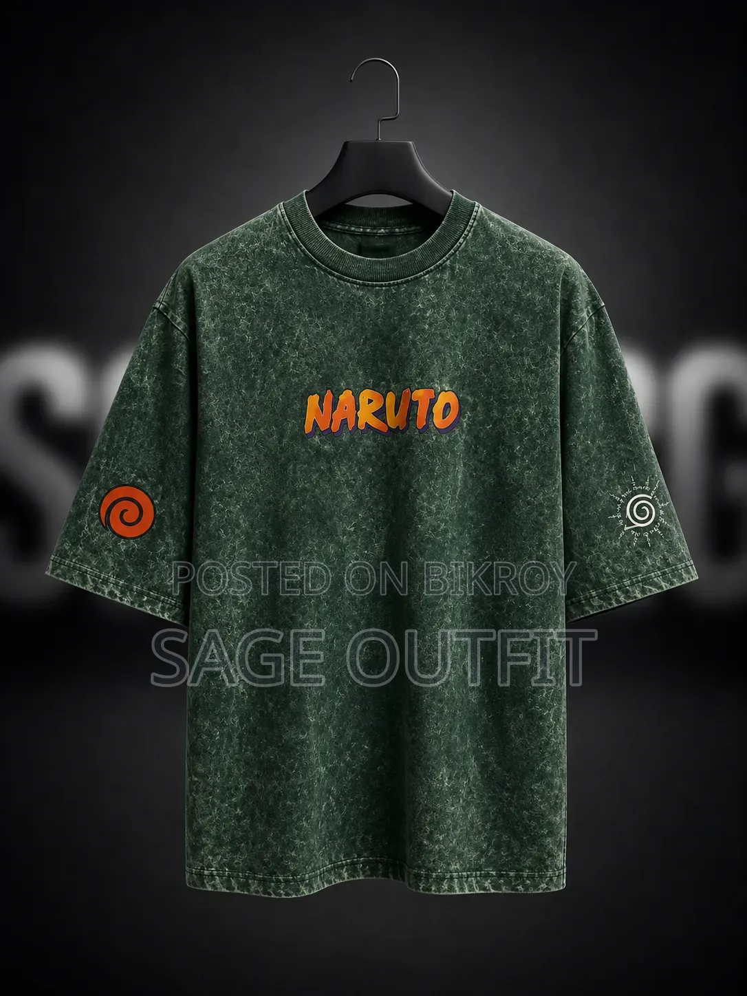 Premium Acid Wash Drop Shoulder T-Shirt