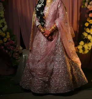 Beautiful Pink Bridal Lehenga | Size 38 | Chattogram