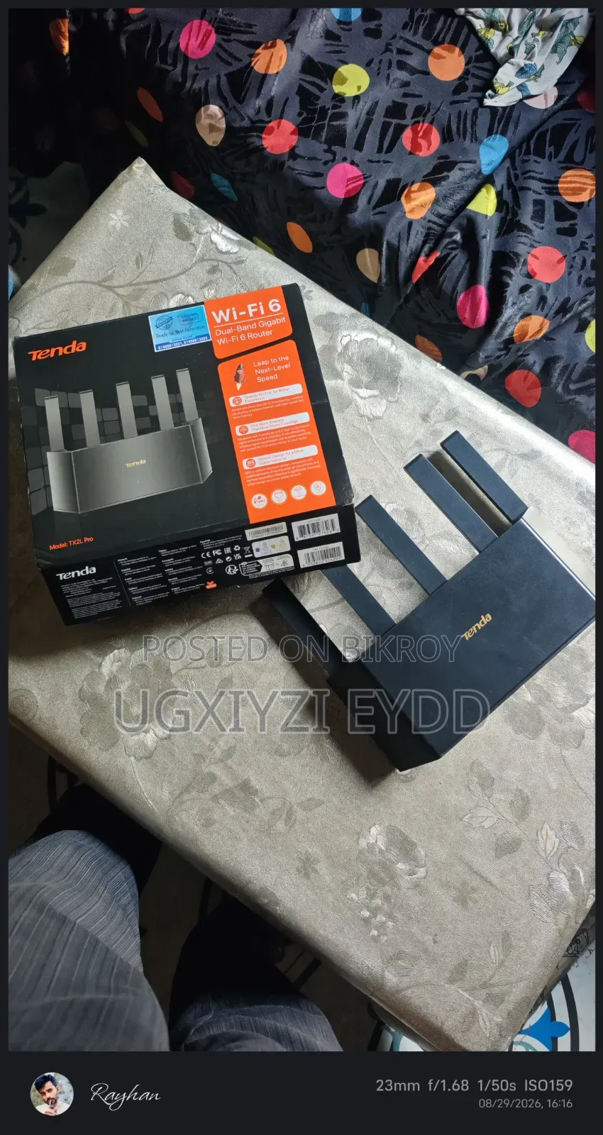 Tenda TX2L Pro AX1500 Dual-Band Gigabit Wi-Fi 6 Router