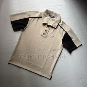 Drop Shoulder Polo T Shirt