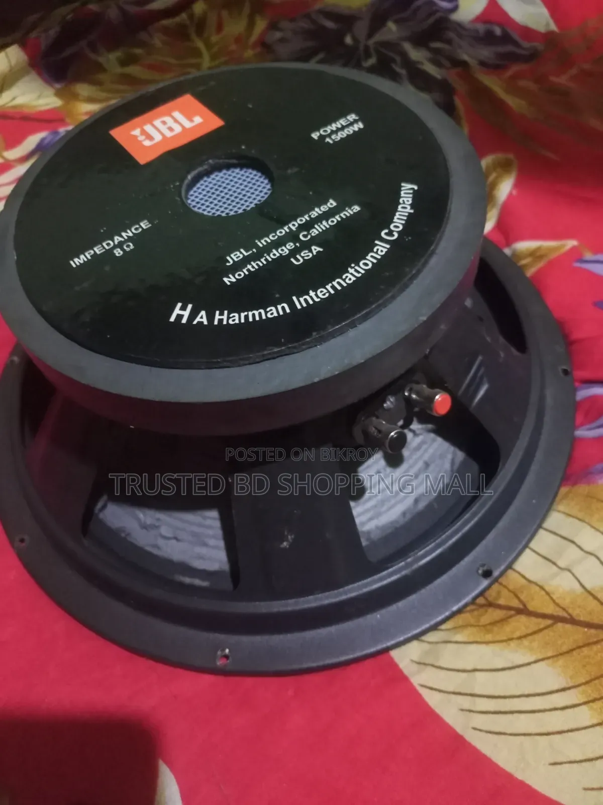 🔊 ১৫০০ ওয়াট ১২ ইঞ্চি JBL স্পিকার বিক্রি হবে (ফ্রেশ)