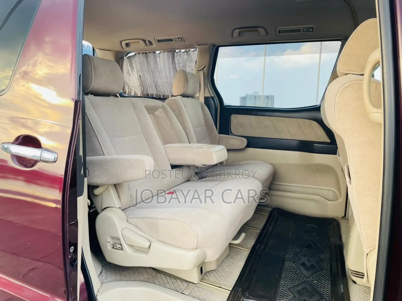 New Toyota Alphard 2005 Maroon