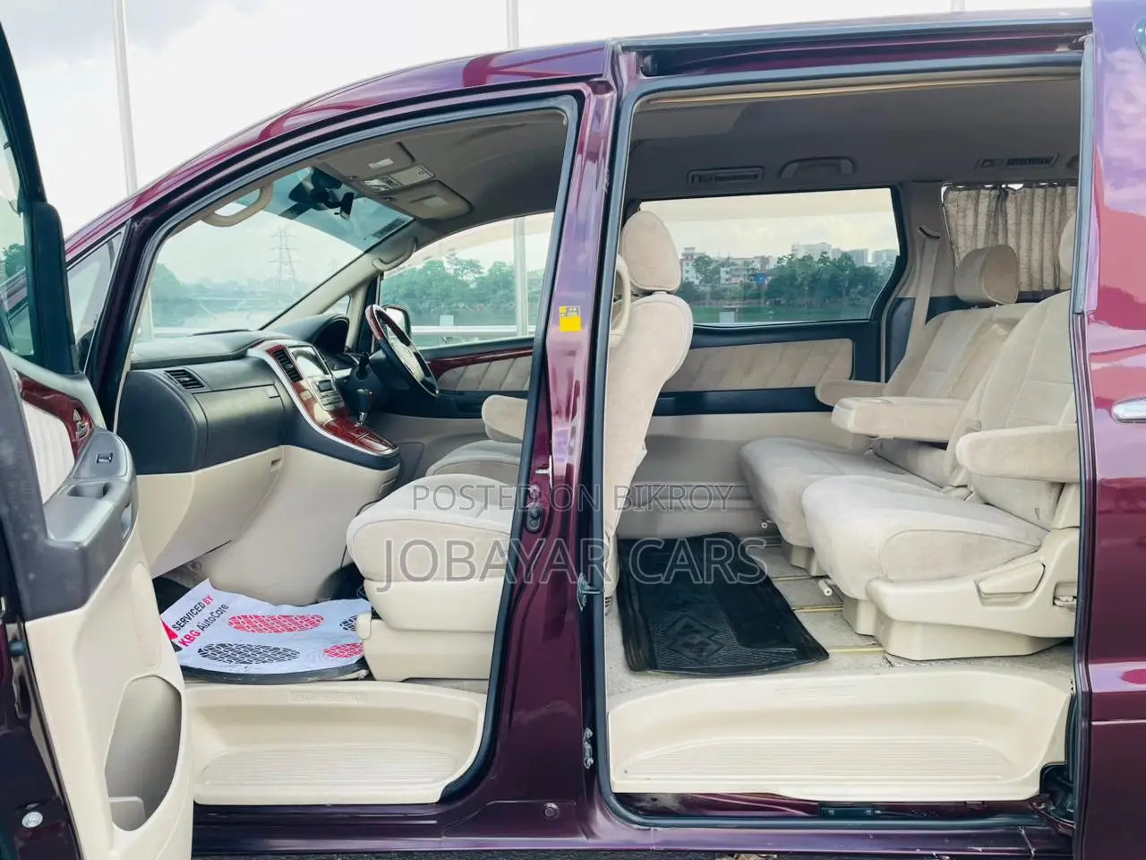 New Toyota Alphard 2005 Maroon