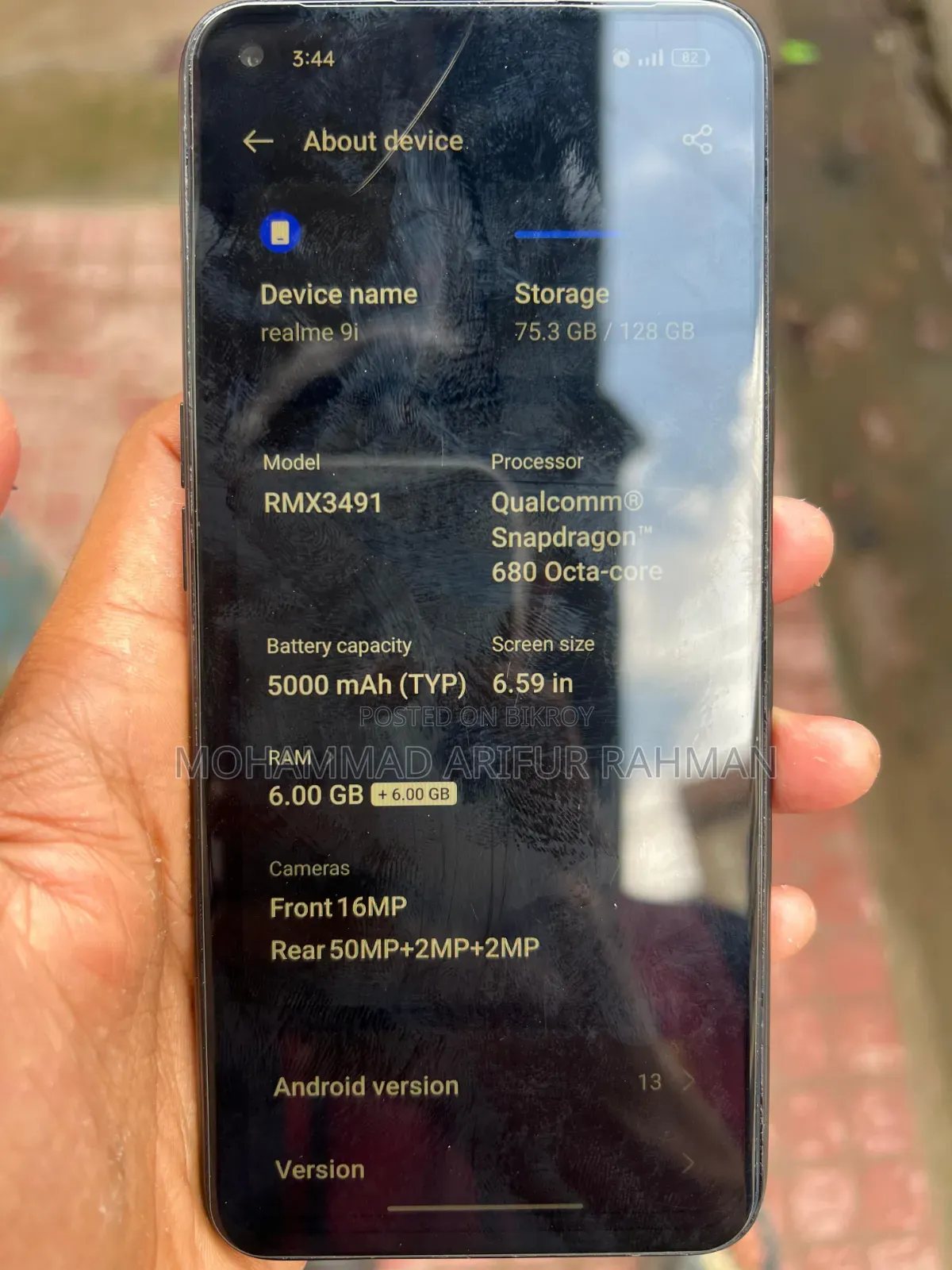 Realme 9i 128 GB Black