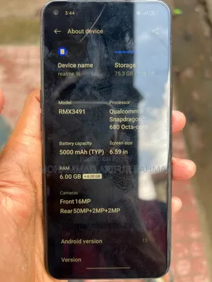 Realme 9i 128 GB Black
