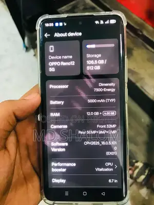 Oppo Reno12 F 5G 512 GB Black