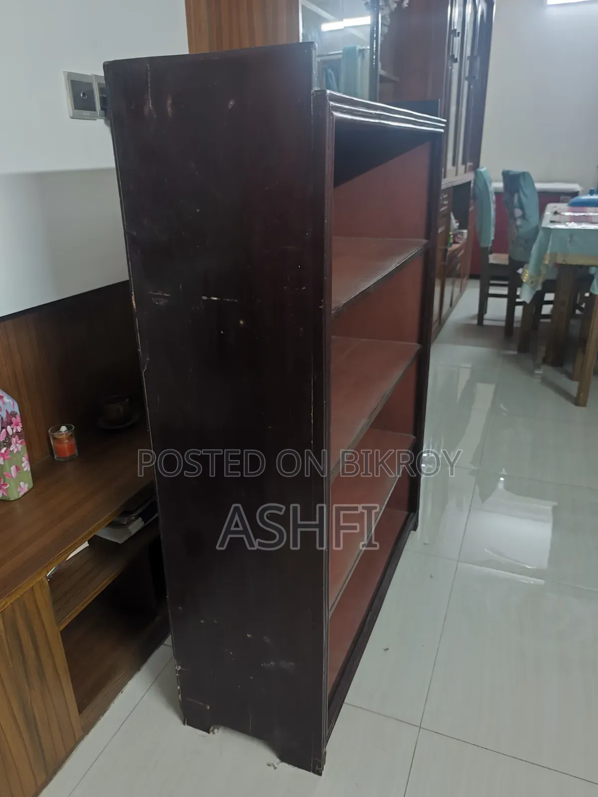 Wooden Bookshelf