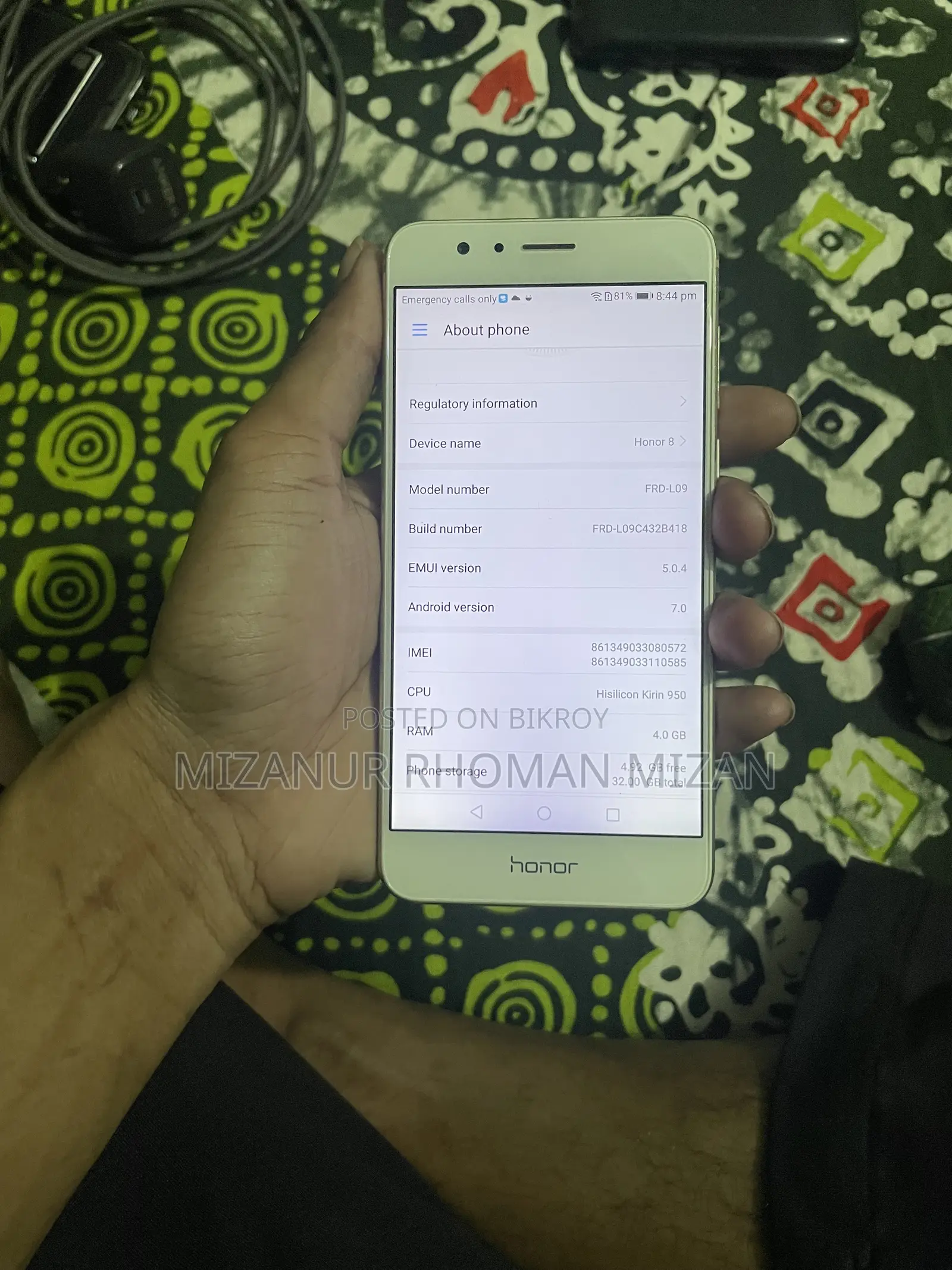 Honor 8 32 GB White