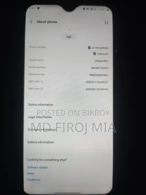 Samsung Galaxy M01 32 GB Black