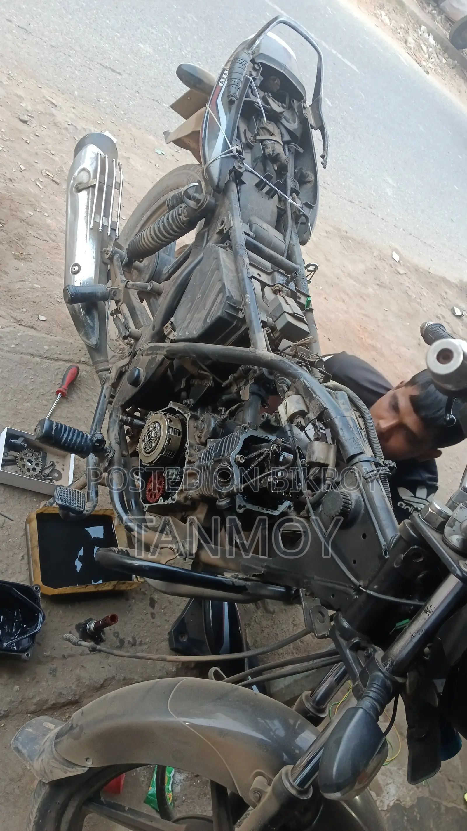 Bajaj Discover 100 2014 Red