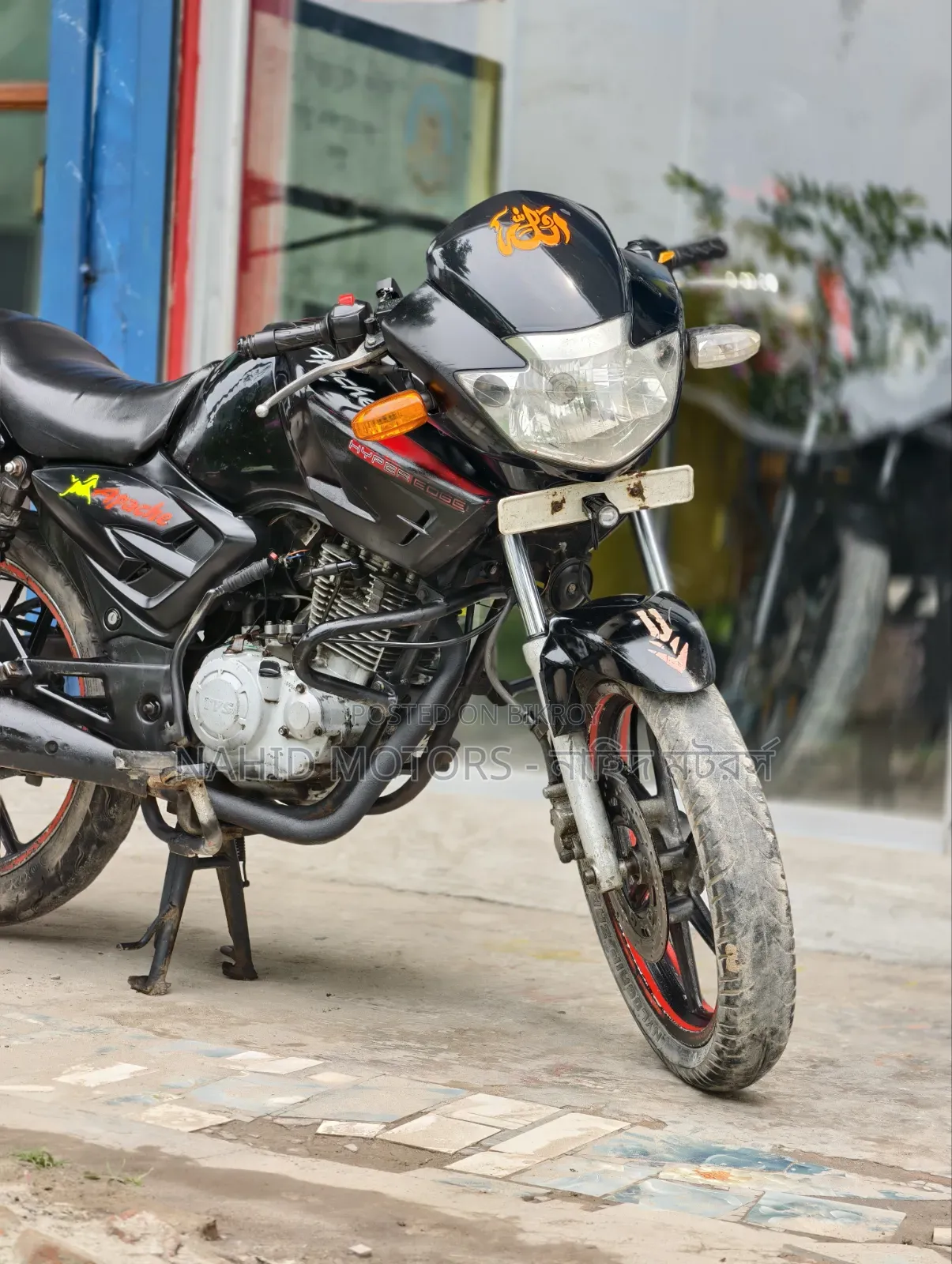 টিভিএস অ্যাপাচি আরটিআর ১৬০ টুভি ২০১৩ কালো
