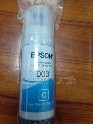 Epson 003 Ink Bottle Set – Black, Cyan, Magenta Yellow (4 Colors)