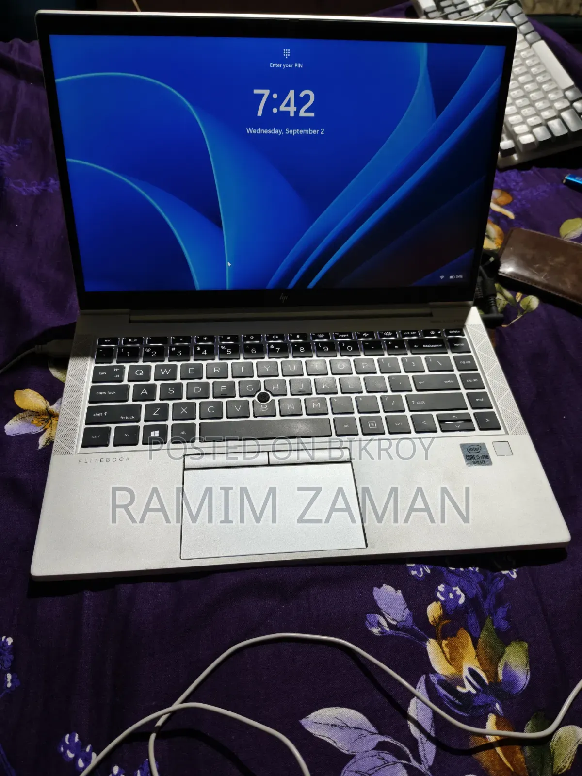 Laptop HP EliteBook 840 G7 16GB Intel Core i5 SSD 512GB