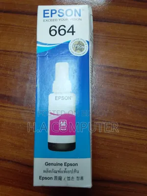 Epson 664 Original Ink Bottle Set – Black, Cyan, Magenta & Yellow (G)