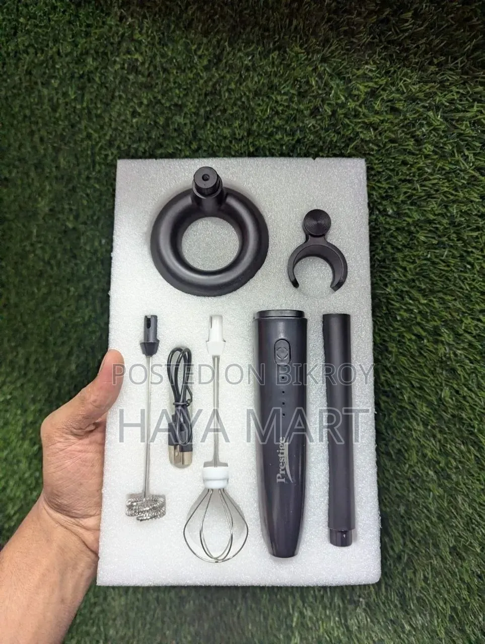 Prestige Wireless Rechargeable Multifunctional Coffee Whisk